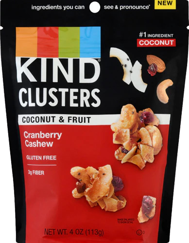 Clusters Coconut & Fruit Cranberry Cashew