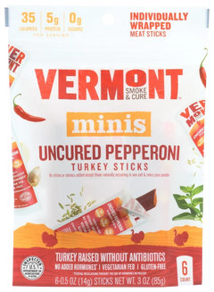 Uncured Pepperoni Turkey Sticks (6 CT)