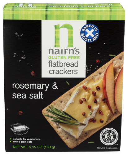 Gluten Free Rosemary Seasalt Flatbread