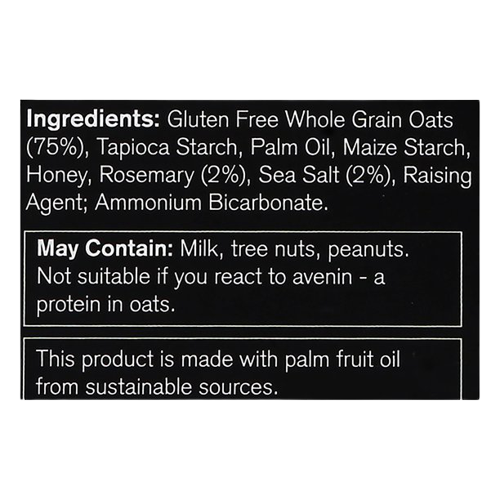 Gluten Free Rosemary Seasalt Flatbread