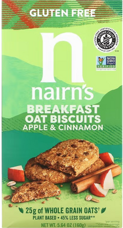 Apple And Cinnamon Breakfast Oat Biscuits