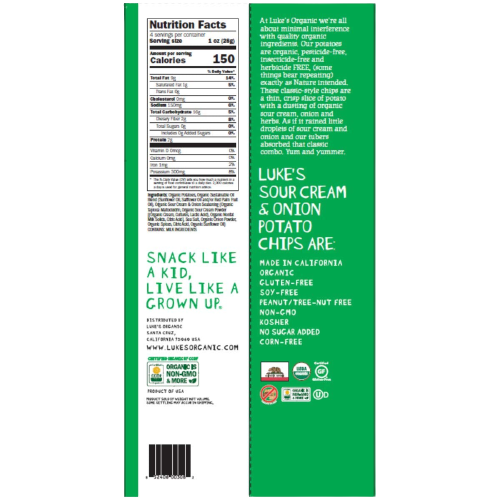 Sour Cream & Onion Potato Chips