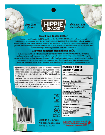 Ranch Cauliflower Crisps