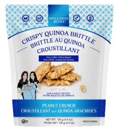 Crispy Quinoa Brittle Peanut Crunch