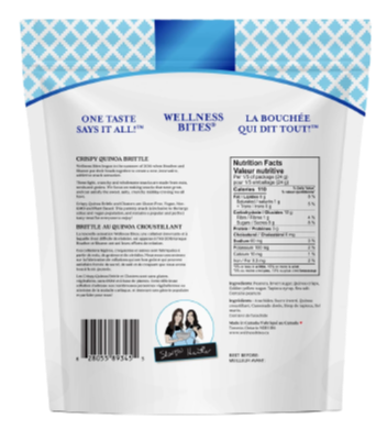 Crispy Quinoa Brittle Peanut Crunch