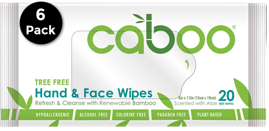 Bamboo Wet Wipes (6 Pack)