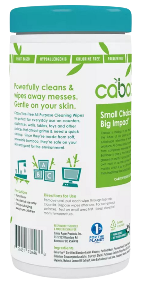 Cleaning Wipes Natural Lemon