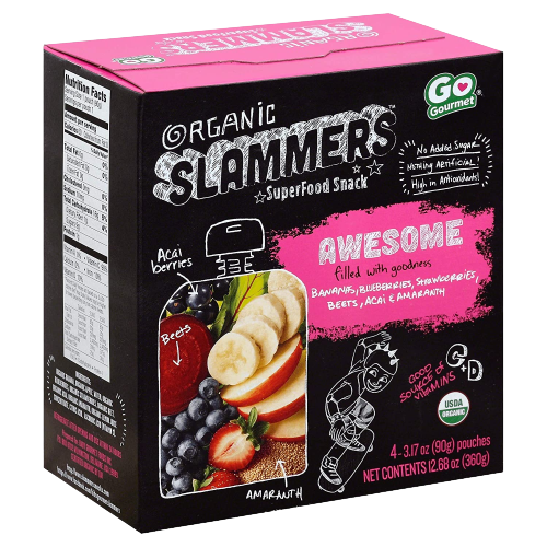 Acai, Strawberry & Apple Superfood Snack 4Pk