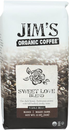 Whole Bean Coffee Sweet Love Organic