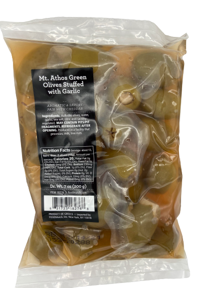 Pouch Olives Stuffed Garlic