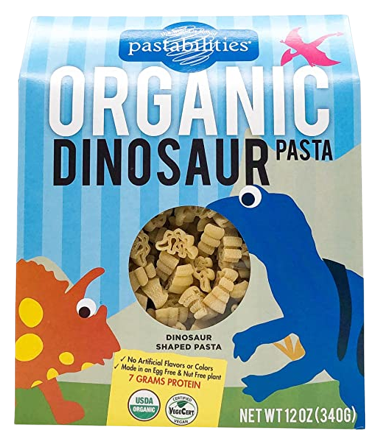 Organic Dinosaur Shaped Pasta