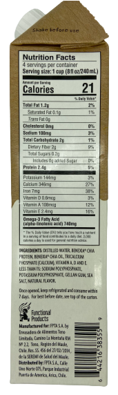 Original Unsweetened Chia Milk