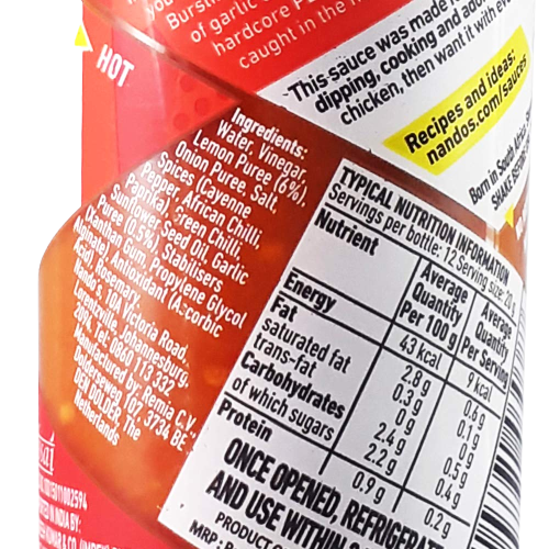 Peri- Peri Hot Sauce