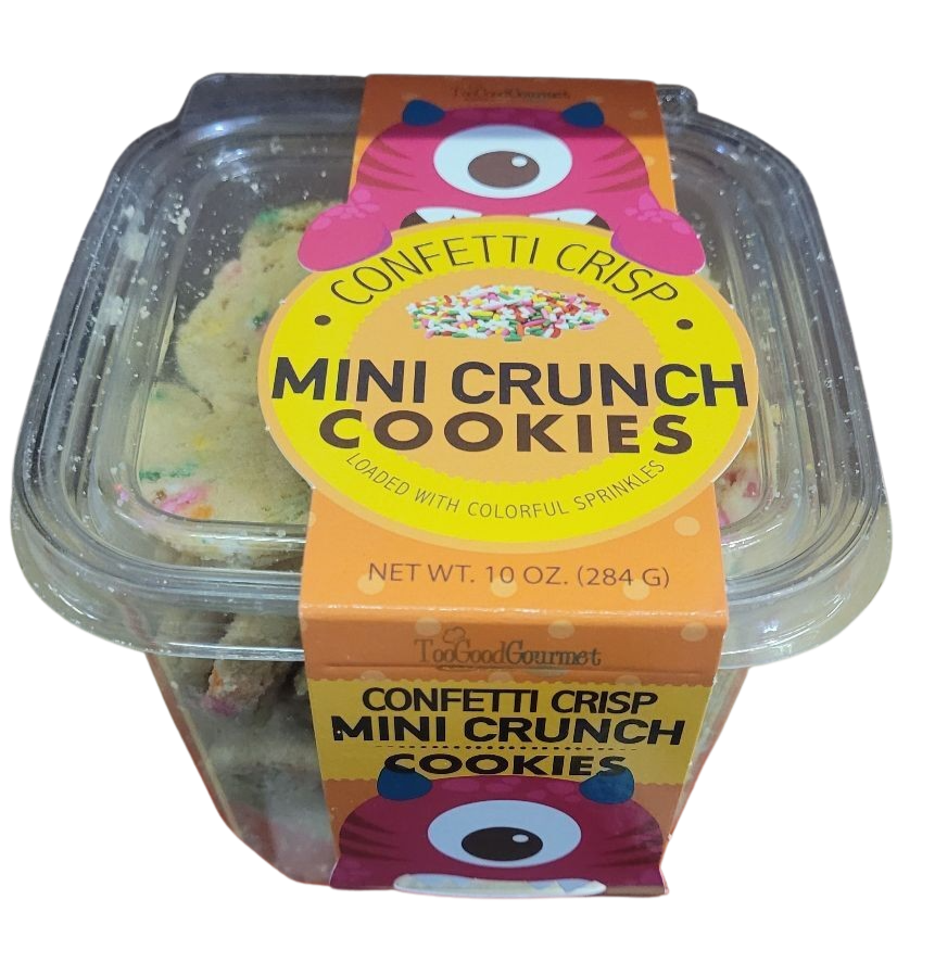 Confetti Crisp Mini crunch cookies