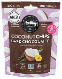 Dark Choco Latte Coconut Chips