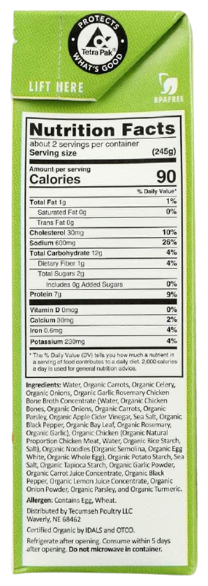 Soup Chicken Noodle Organic