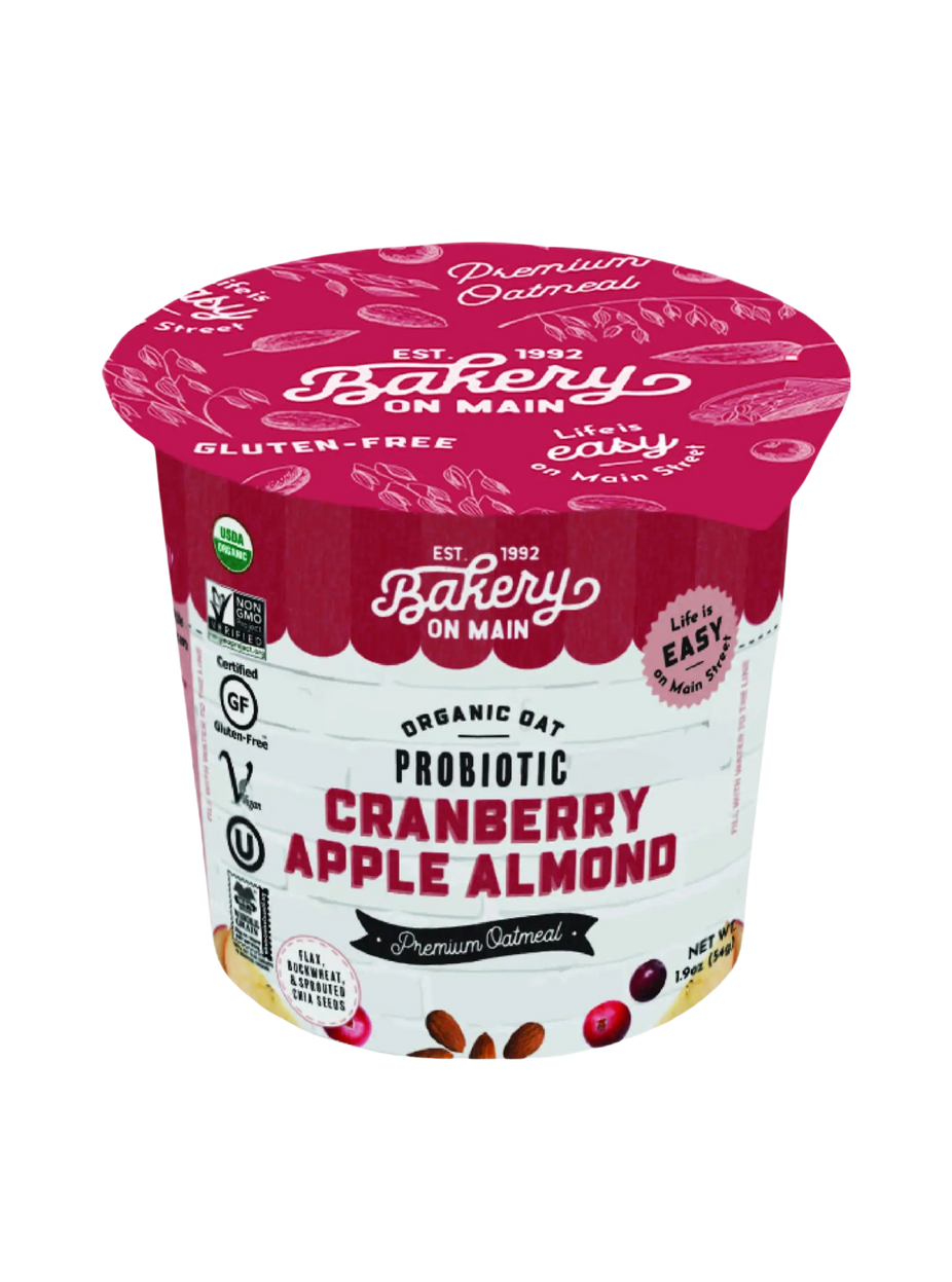 Cranberry Apple Almond Oatmeal Cup (12 Pack)