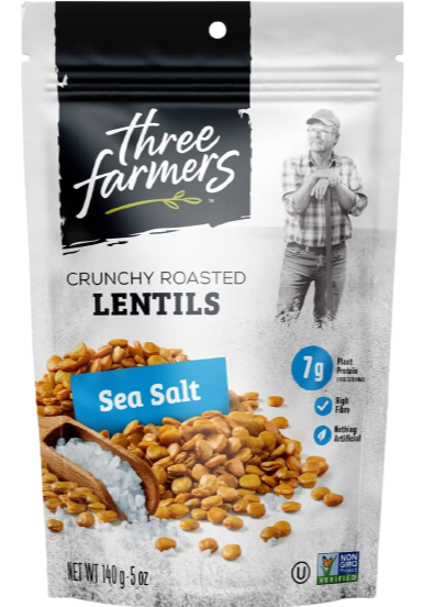 Lightly Salted Crunchy Lentils