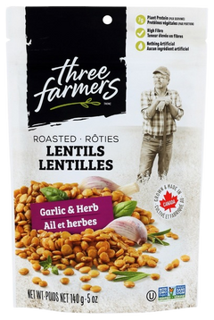 Garlic Herb Crunchy Lentils