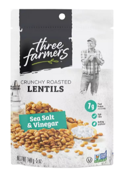 Sea Salt & Vinegar Crunchy Lentils