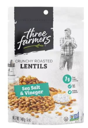Sea Salt & Vinegar Crunchy Lentils