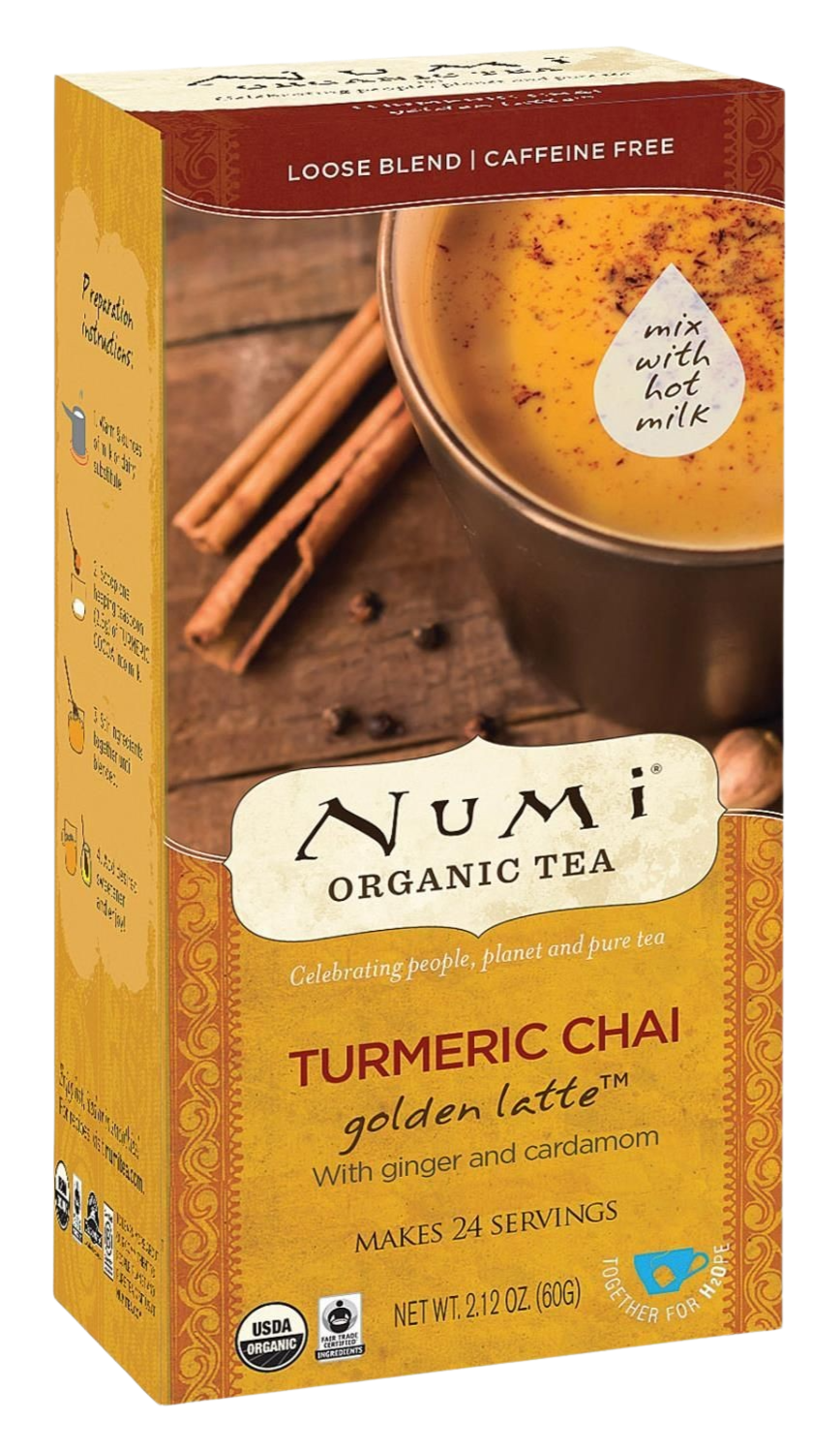 Organic Golden Latte Turmeric Chai Tea Powder