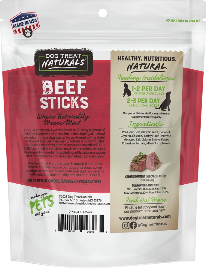 Beef Sticks Dog Treats