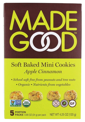 Organic Soft Baked Mini Apple Cinnamon 5Ct