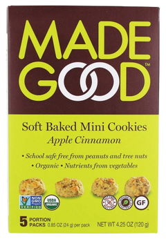 Organic Soft Baked Mini Apple Cinnamon 5Ct