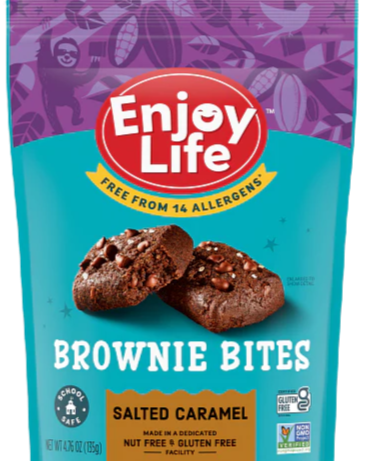 Salted Caramel Brownie Bites