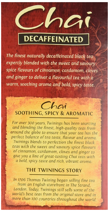 Chai Tea Decaffeinated