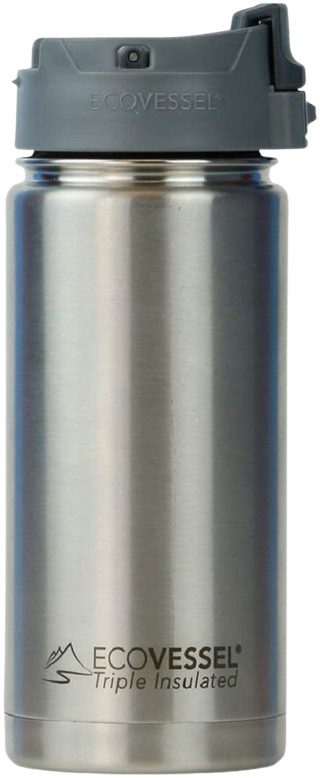 Perk Silver Insulated Coffee & Tea Travel Mug