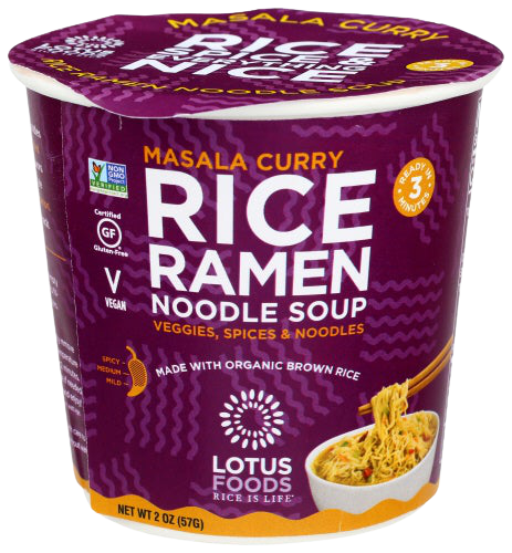 Noodle Brown Rice Cup Masala