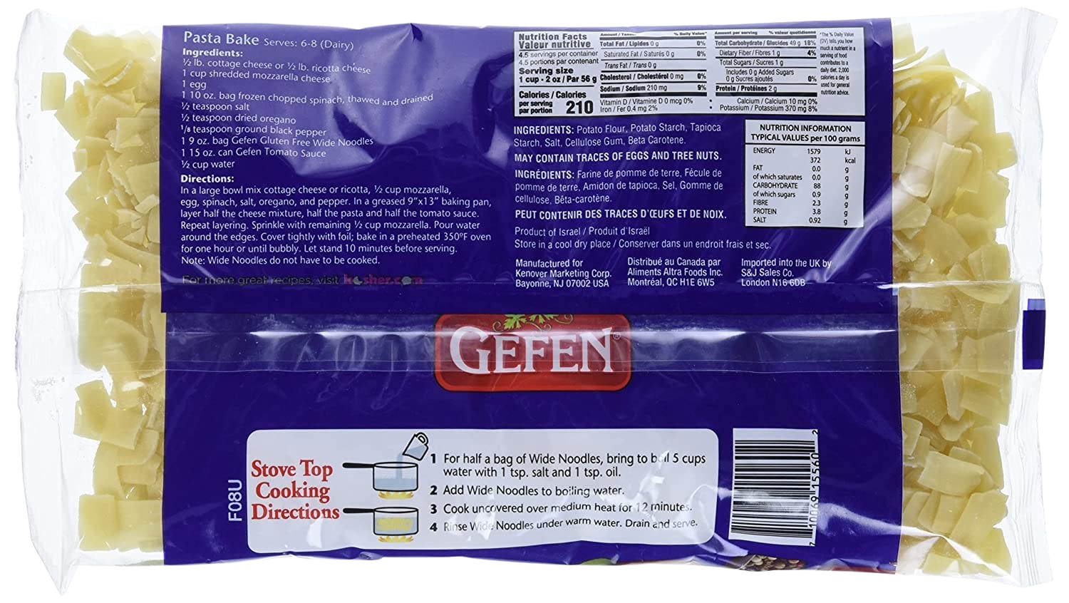 Gluten-Free Wide Noodles