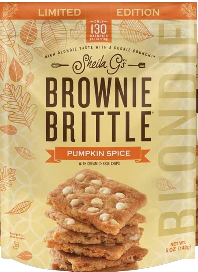 Pumpkin Spice Brownie Brittle