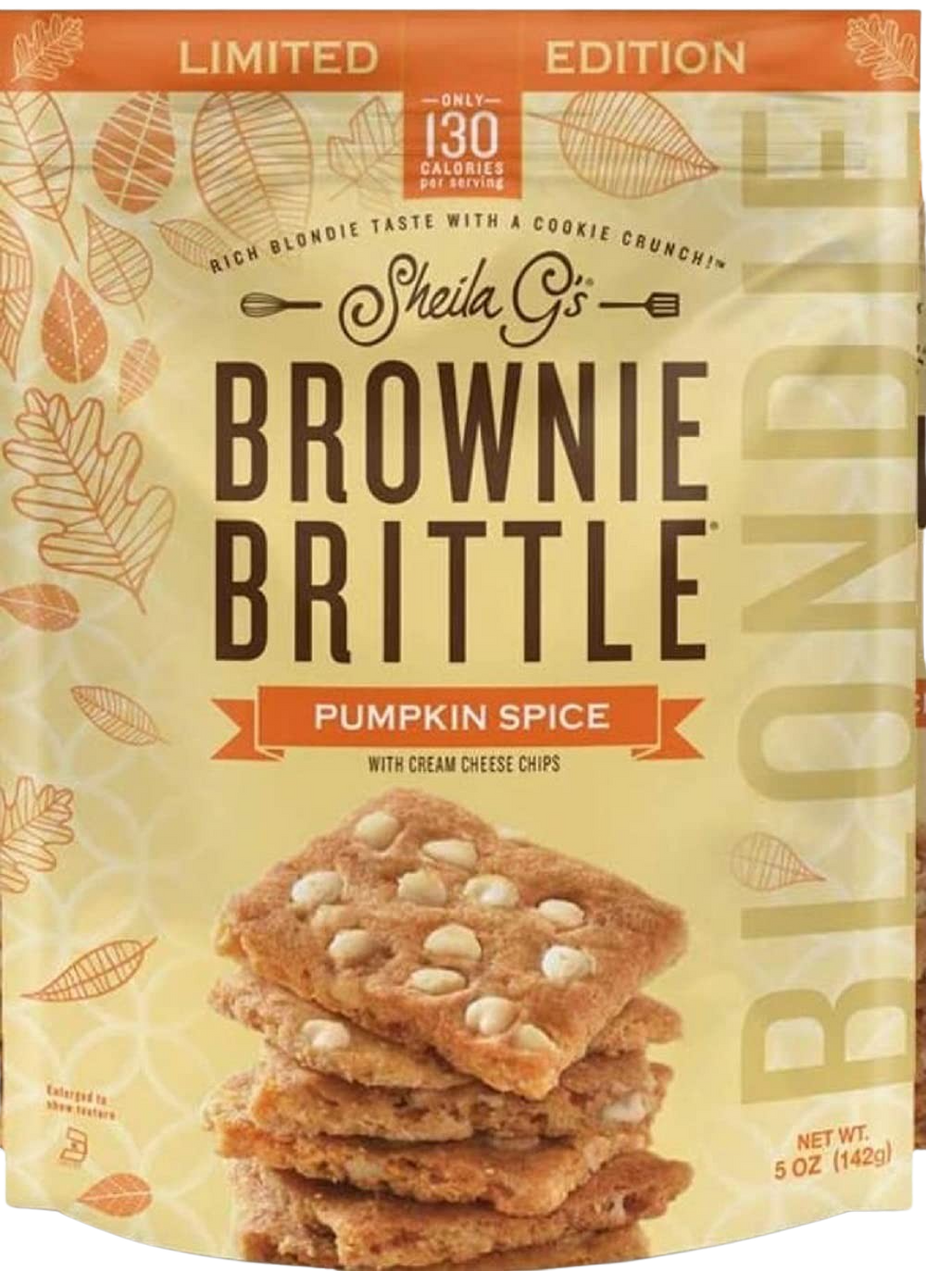 Pumpkin Spice Brownie Brittle
