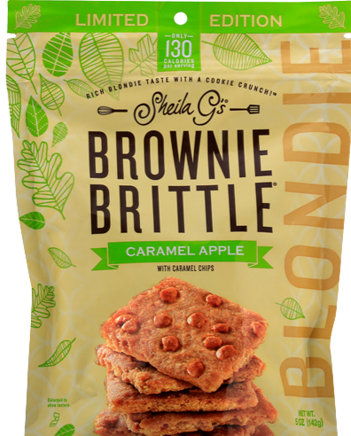 Caramel Apple Brownie Brittle