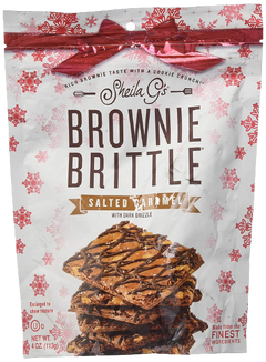 Holiday Salted Caramel Brownie Brittle