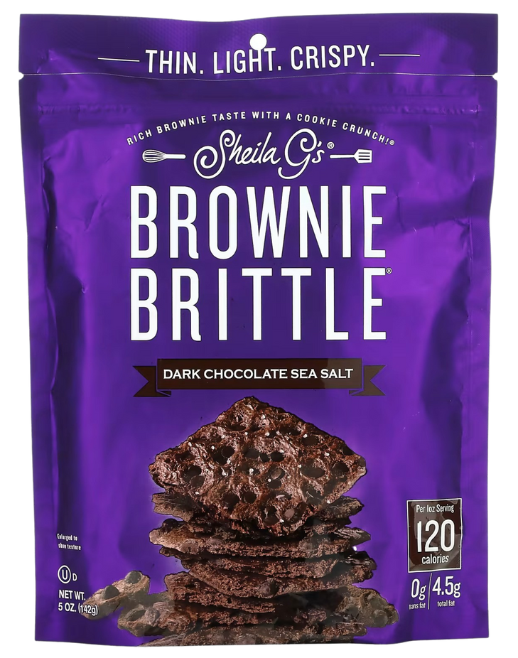 Dark Chocolate Sea Salt Brownie Brittle