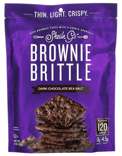 Dark Chocolate Sea Salt Brownie Brittle