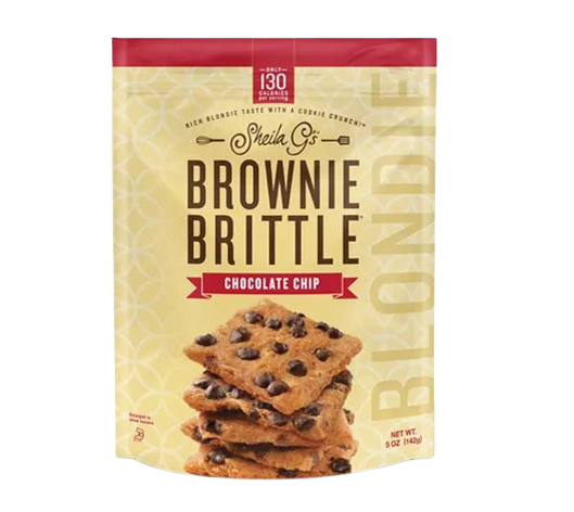 Chocolate Chip Brownie Brittle Blondies