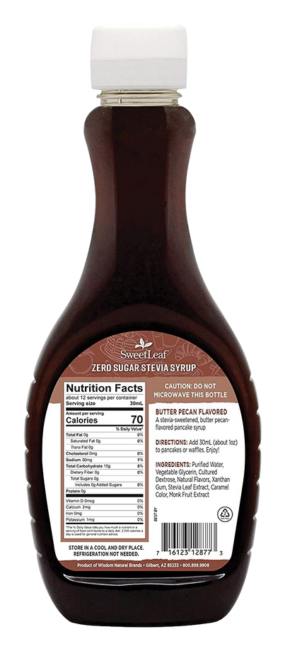 Syrup Stevia Butter Pecan