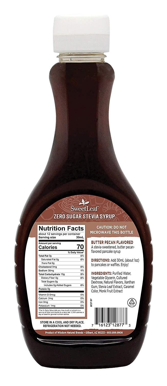 Syrup Stevia Butter Pecan