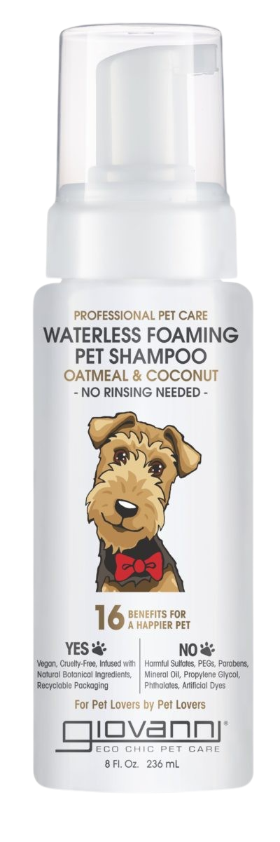 Waterless Foaming Pet Shampoo For Dog
