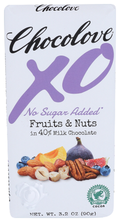 Bar Xo Mlk Choc Fruit Nut