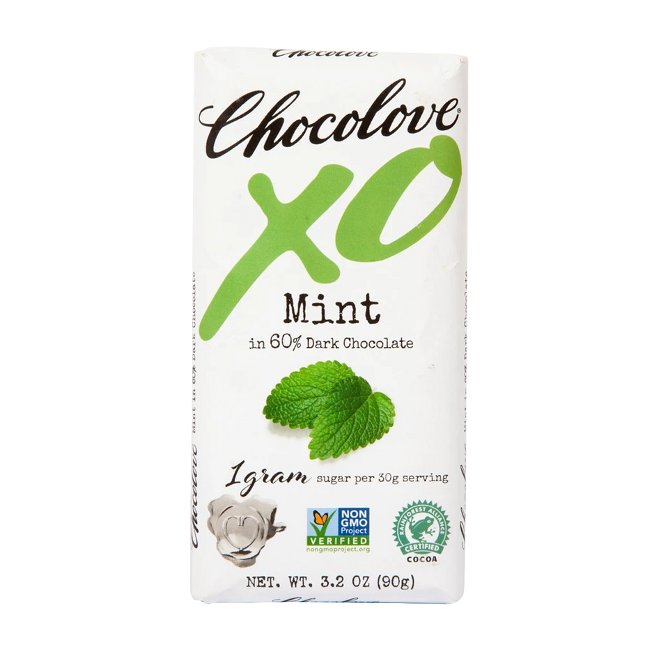 Xo Mint Dark Chocolate Bar