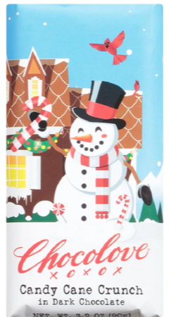 Candy Cane Crunch In Dark Chocolate