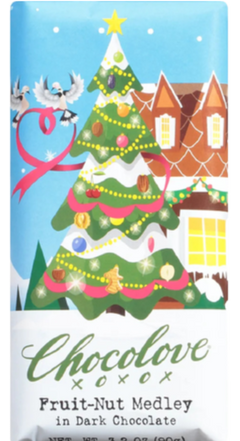 Fruit-Nut Medley In Dark Chocolate