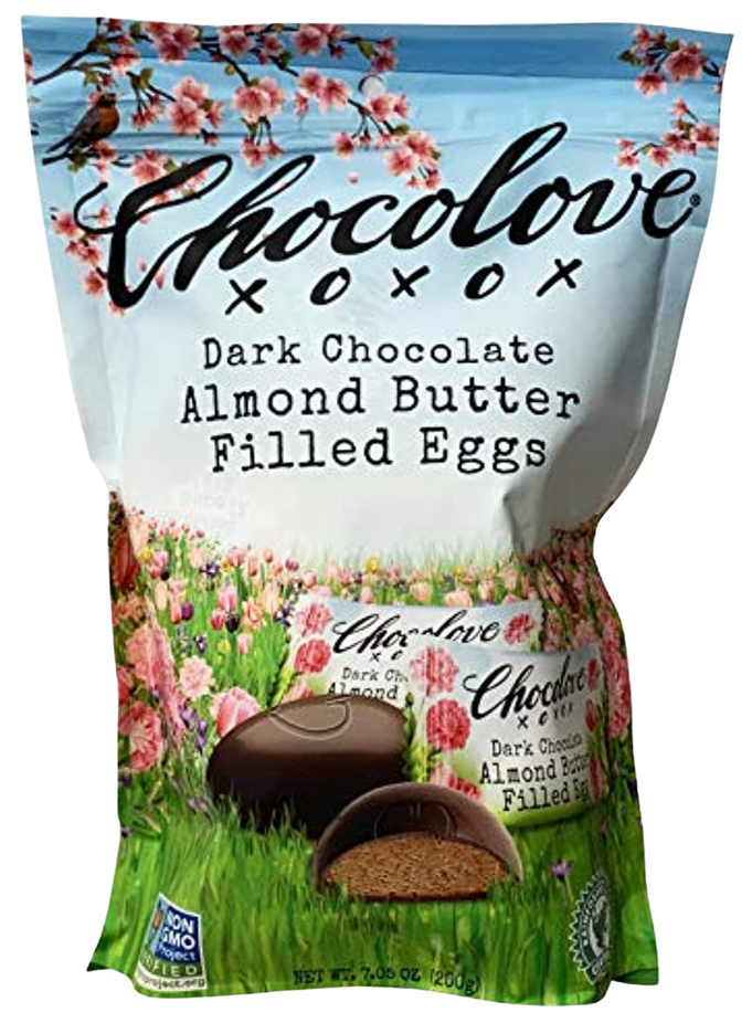Dark Chocolate Almond Butter Eggs Candy