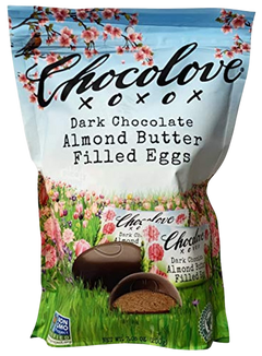 Dark Chocolate Almond Butter Eggs Candy